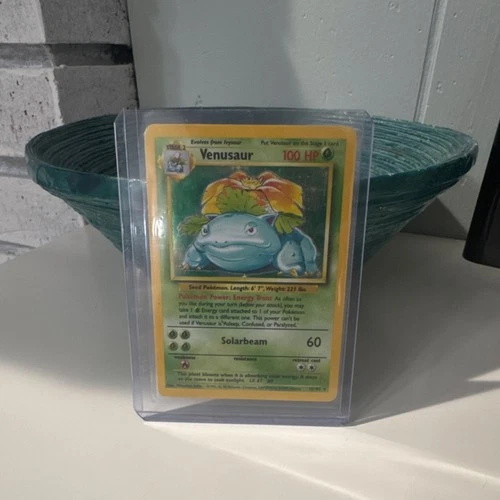 Pokémon TCG Venusaur Base Set 15/102 Holo Rare 1999-2000 Wizards Copyright