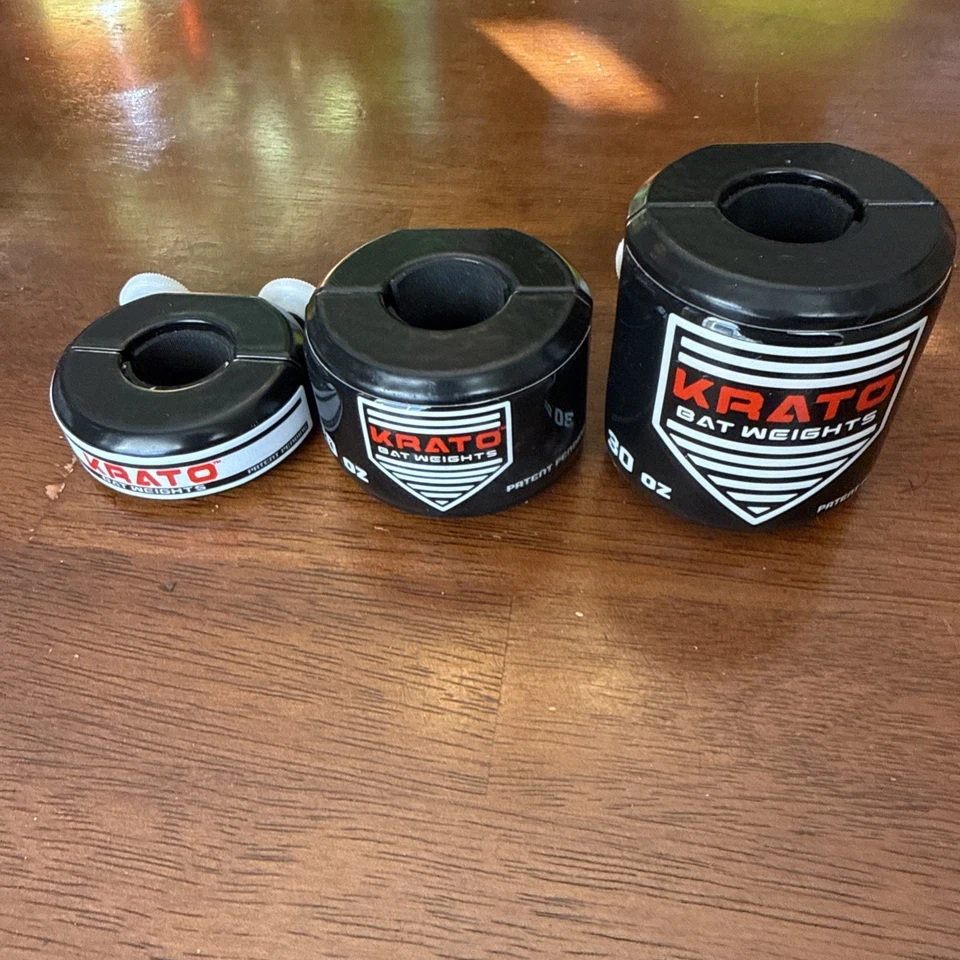 Pesas de murciélago Krato, nuevas, 10 OZ, 20 OZ y 30 OZ, ENVÍO GRATUITO - Imagen 1 de 4