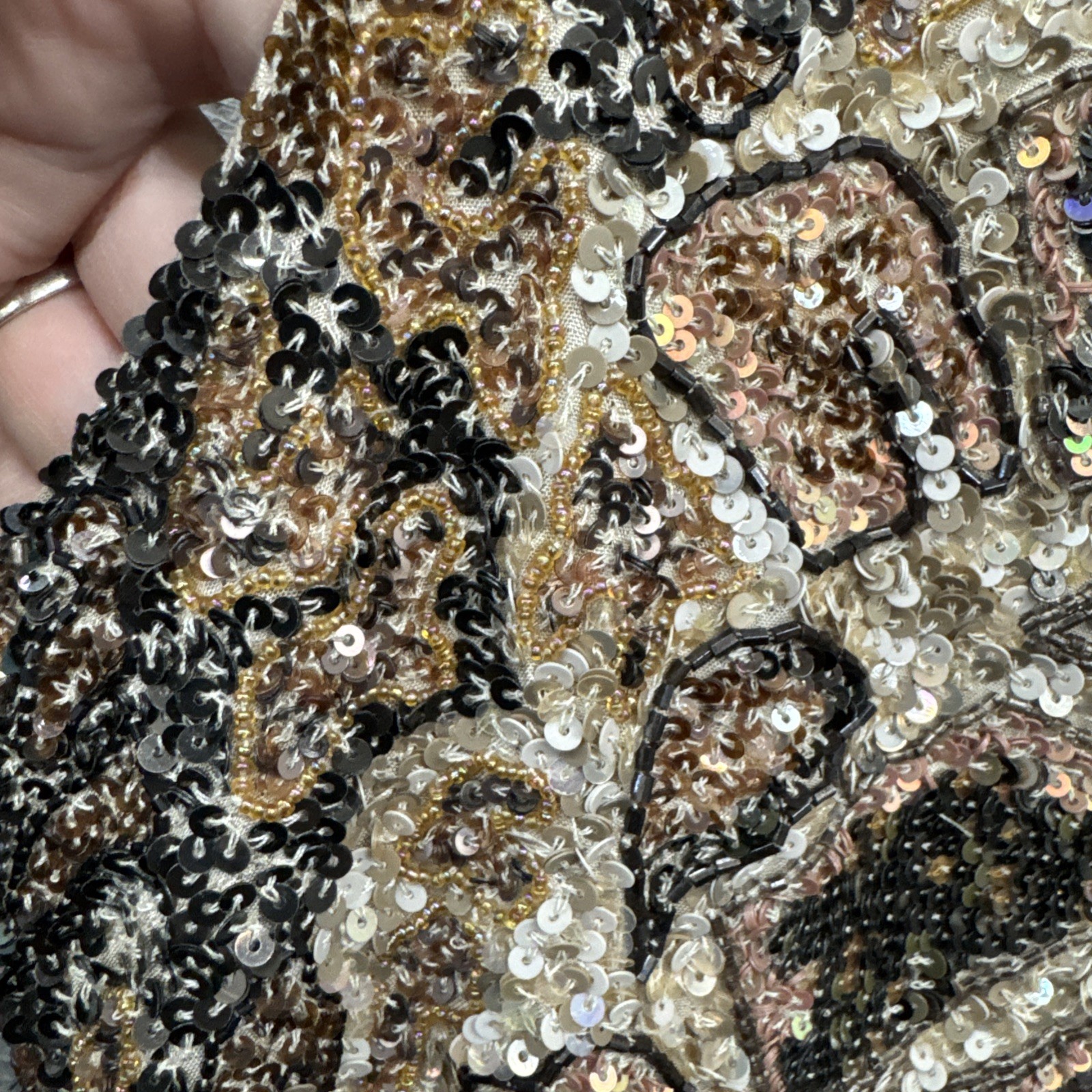 *ICONIC* ALL SAINTS PYTHON HAND-EMBELISHED PARTY … - image 4