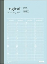  2026 Edition Planner Nakabayashi Logical Diary 2026 Monthly Notebook Type A/A6