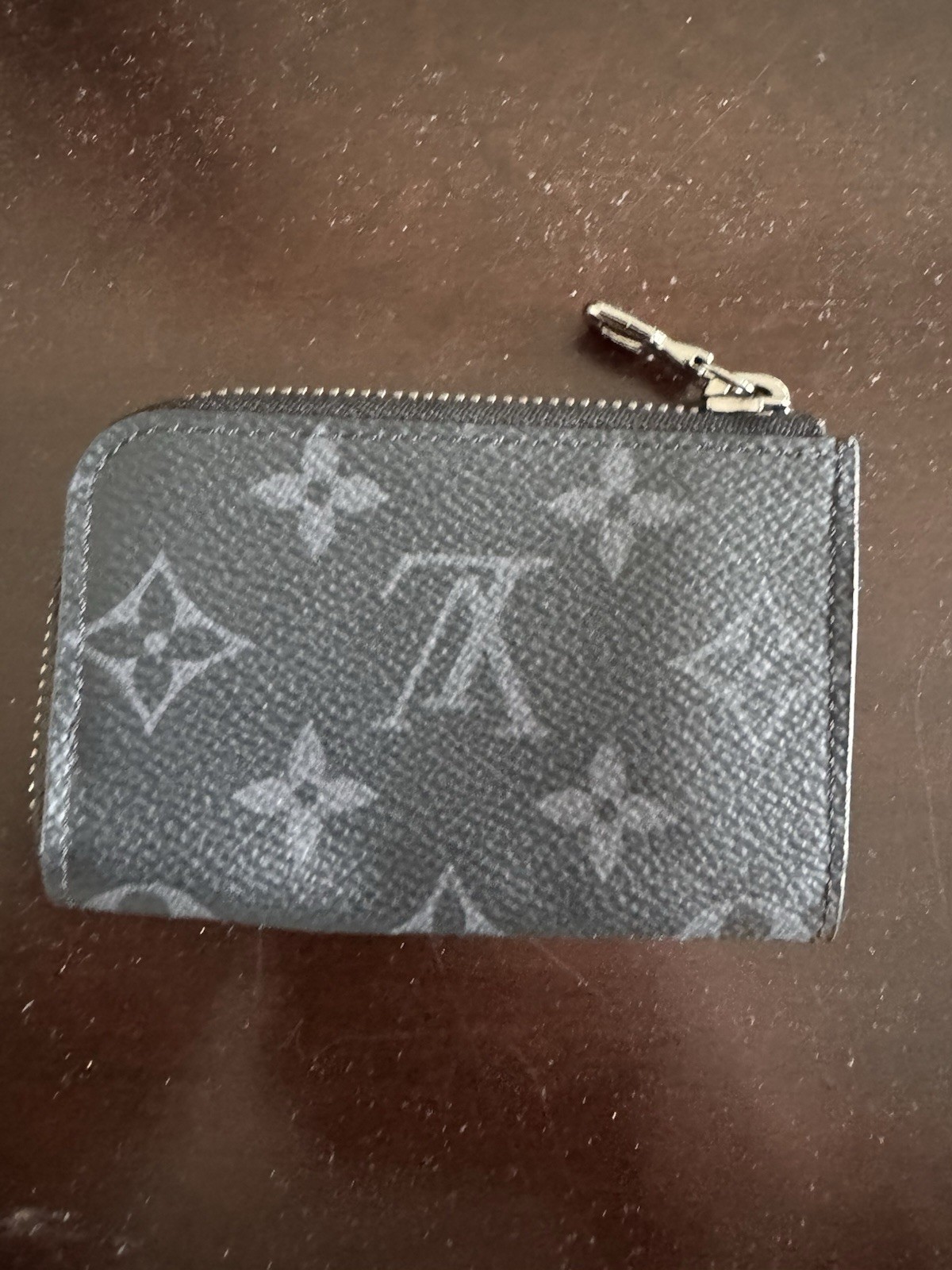 Authentic LOUIS VUITTON Monogram Eclipse  Key Cas… - image 2