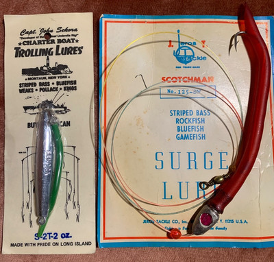 JOHN SEKORA SALTWATER  TROLLING LURES Diamond Jig 2oz and Surge Lure 7 