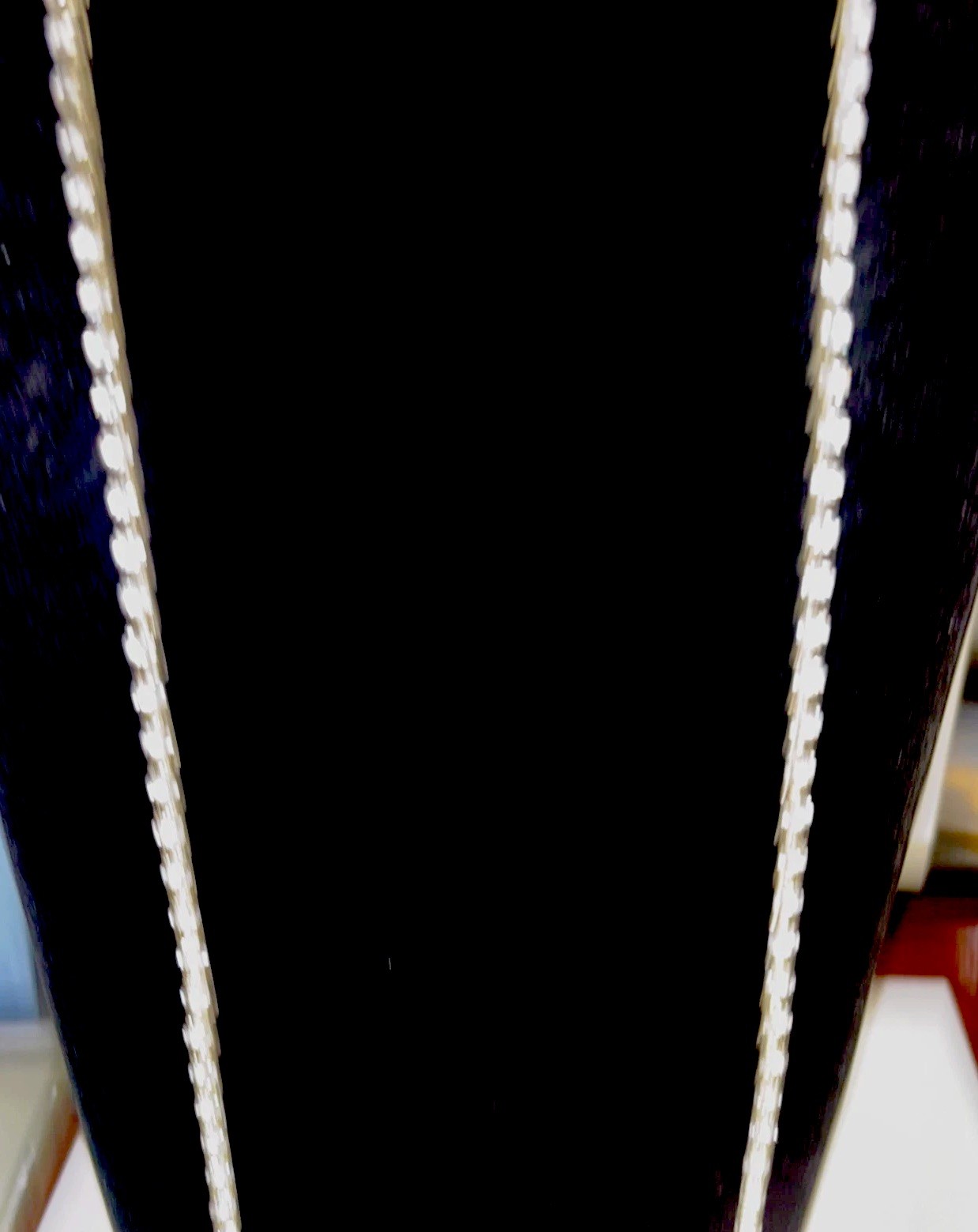 vintage tennis necklace Rhinestone Clear Prong Set