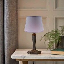 Paralume per lampada da tavolo o piantana in tessuto diam 30cm lilla
