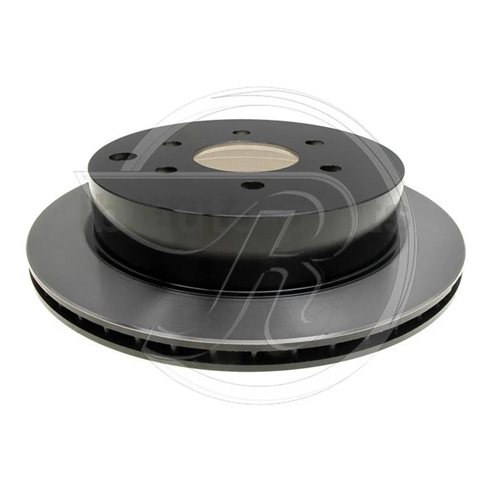 Rotor de freno de disco delantero trasero 4 piezas para Nissan Frontier 2005-2019 4,0 L Foto 3 de 4