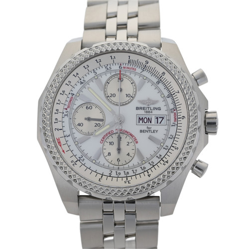 Breitling Bentley GT Racing A13363 White Dial Automatic 44mm M...