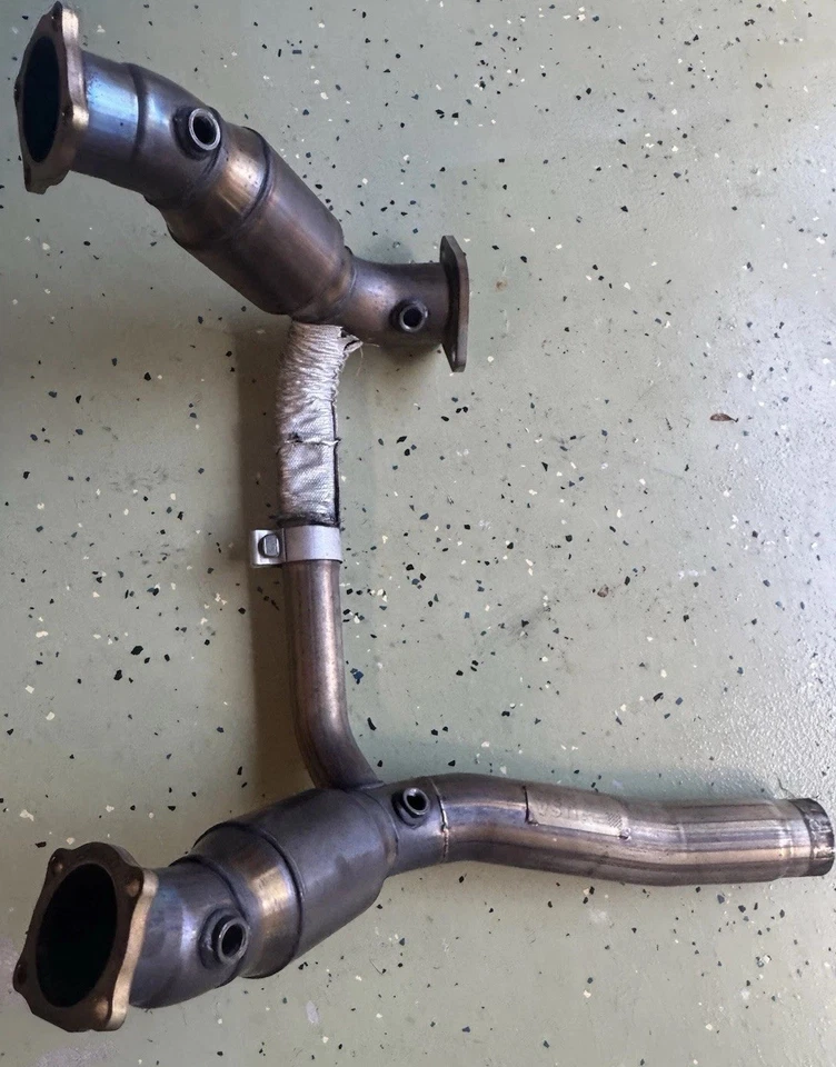 2022 2023 2024 CADILLAC CT4 3.0L RWD LGY LEFT & RIGHT EXHAUST DOWNPIPE CAT - Image 4 of 4