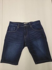 Police 883 Denim Slim Fit Stretchy Jean Shorts  S