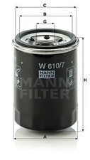 Ölfilter Anschraubfilter W 610/7 MANN-FILTER für HYUNDAI i10 I i10 II i20 I ATOS