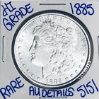 1885 MORGAN SILVER DOLLAR AUTHENTIC HI GRADE U.S MINT COIN FREE SHIPPING 5151