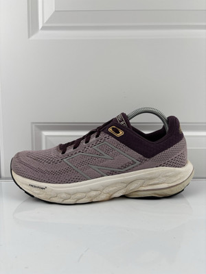 New Balance Fresh Foam X 860v14 Shoes Womens Sz 9.5 Ice Wine Plum Silver Running