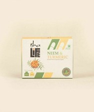 ISHA Neem  Turmeric Powder in Veg Capsules - Combo Pack of 100 caps