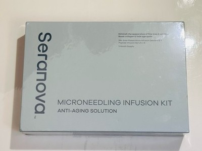 New Seranova Micro Needling Infusion Kit Anti-Aging Solution 3 Months Exp 6/2028
