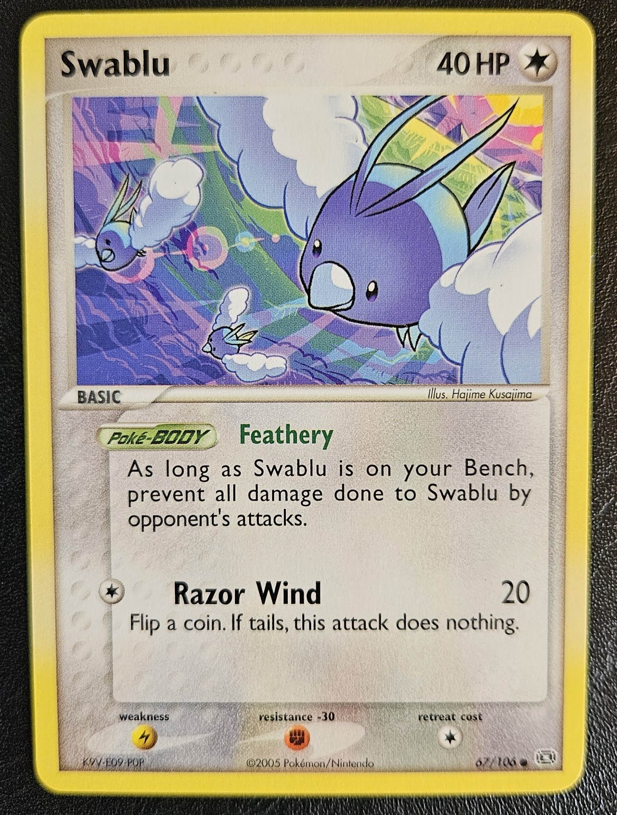 Swablu 67/106 Emerald Pokemon Card  VLP