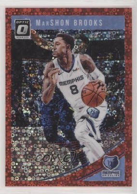 2018-19 Panini Donruss Optic Fast Break Red Prizm 4/85 MarShon Brooks #114 oh6
