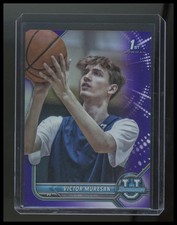 Victor Muresan 2021-22 Bowman University Purple Refractor 1st Rookie Card #/299