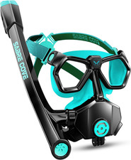 Full Face Snorkel Mask for Adults Teen, Snorkel Mask with Ear Equalization, Quic