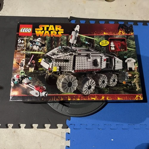 New LEGO Star Wars Clone Turbo Tank 7261 Complete Set 801 Piece Sealed Rare