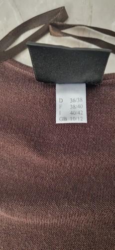 MADELEINE 36 38 S M SHIRT JÄCKCHEN BROWN SCHOKO 100% SEIDE TOPZUSTAND - Bild 3 von 12
