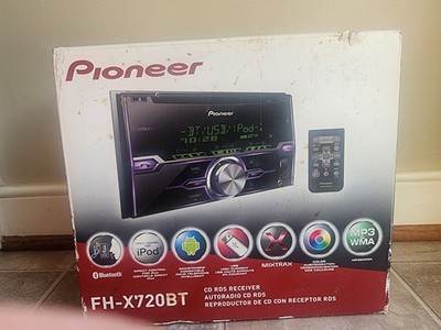 PIONEER FH-X720BT Bluetooth Car Stereo Receiver USB AUX CD Remote NEW Open Box