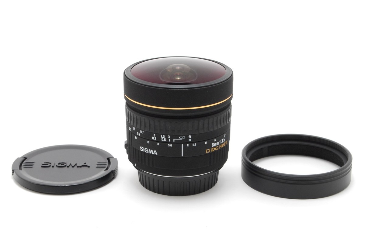 期間限定値下げ！【SIGMA フィッシュアイ 8mm F3.5 EX DG】 Canonマウント DG（シグマ） シグマ SIGMA 8mm F3.5 EX DG CIRCULAR FISHEYE