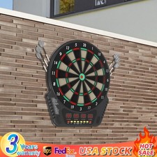 Electronic Dart Board with 27 Game Modes, LED Screens Soft Tip Darts