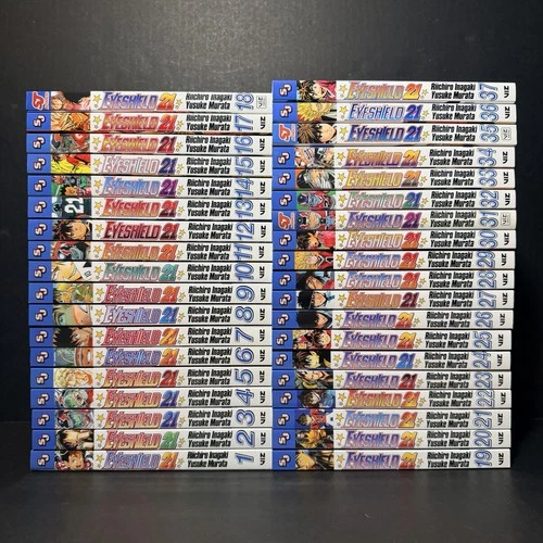 Eyeshield 21 Manga Volumes 1-37 Brand New English Authentic Viz Media Complete