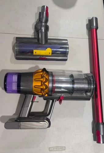 Dyson V15 Detect Cordless Stick Vacuum Cleaner Yellow/Nickel Tested Read Desc #9