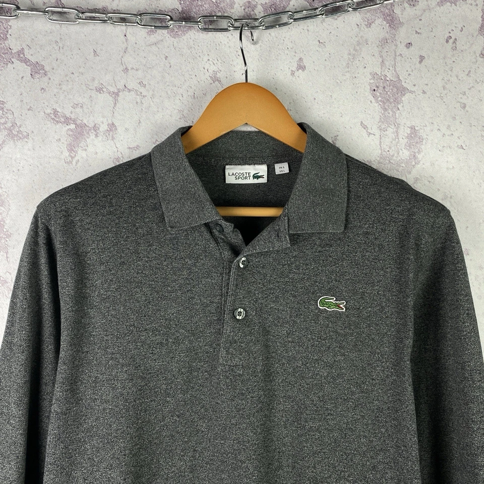 Suéter Vintage Lacoste Hombre Lujo Manga Larga Clásico Rugby Talla L Foto 2 de 4