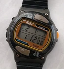 Vintage Timex Stealth Chronograph 90s Retro Runner Mens Watch New Battery