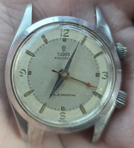 1957 Rolex Tudor Advisor Alarm Vintage Watch 7926