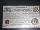 1964 John F. Kennedy & Abraham Lincoln 64 1 cent Fact sheet for JFK and Old Abe