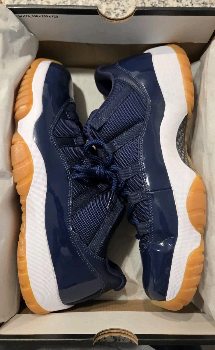 Jordan 11 Retro Low Navy Gum | eBay
