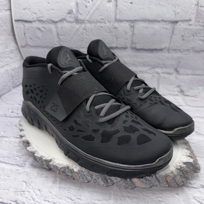 Men's Nike Jordan Flight Flex Trainer 2 Blackout Shoes Sneakers SIZE 12 EUC