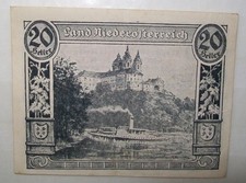 N°60V BANKNOTE OSTERREICH GUTSCHEIN 1920