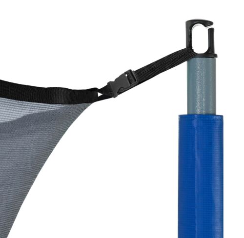 Universal Trampoline Enclosure Caps for 1" & 1.5" Diameter Pole - Black Blue Cap - Picture 5 of 9