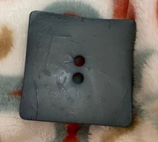 Dill Buttons~Large Square 2 Hole Plastic Buttons~Teal Green 45mm