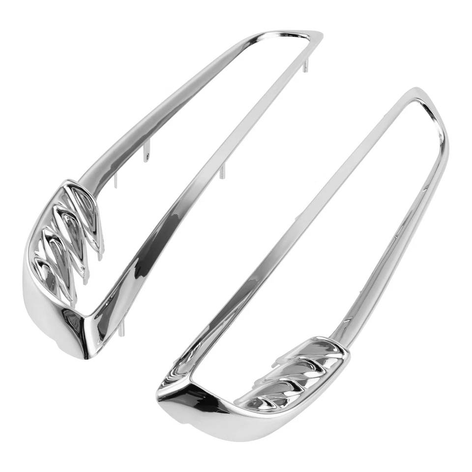 Biseles de moldura de radiador cromados para Harley Davidson V-ROD VRSC ROD modelos 2001-2010 Foto 2 de 4