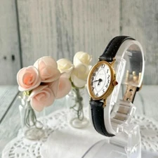 agete watch gold oval Used From Japan Check description