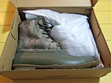 New in Box $120 Men's Sperry Saltwater Duck Boots - Camo - You Choose Size 