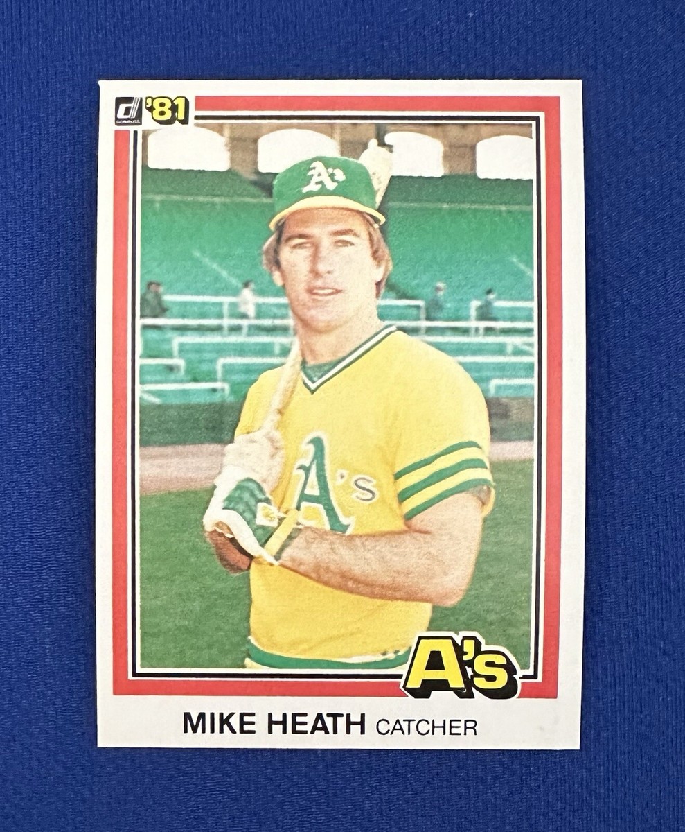 プロ野球 カード 1981~1982 レトロ 昭和 1981 DONRUSS #120 MIKE HEATH OAKLAND A'S NM-MT or BETTER 1978