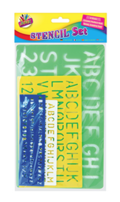 ARTIGIANATO GRANDE STENCIL Alfabeto Grandi Stencil Lettera Decorare - Foto 6