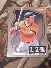 2022 Prizm Baseball Old School #OS-7 Mark McGwire - Oakland A's