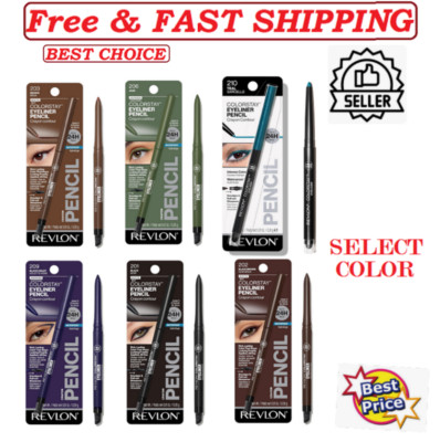 Revlon ColorStay Eyeliner Pencil, Waterproof, 0.01 oz (Pack of 1) Select Color.,