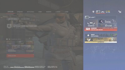 r6 account 1x champion  2.5k credits lvl 165 full email acces