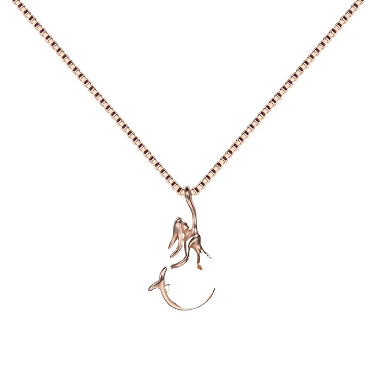 Pearl Rose Gold filled moda Collares y Colgantes