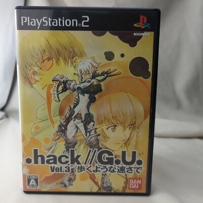 .hack G.U. Vol 3 Redemption PlayStation 2 NTSC-J (Region Locked) US Seller 