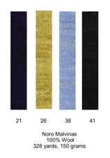 Malvinas Yarn from Noro; 4 Colors Available