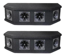 DJ Tweeter Speakers Loaded 6 Piezo Horns PA Pro Audio Cabinets PAIR NEW 2