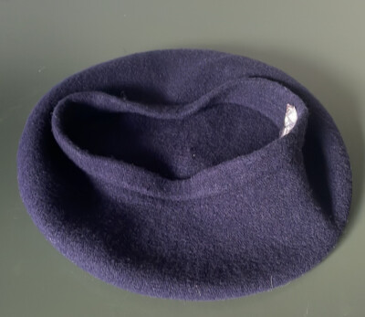 VTG P.R.T. Ultrabasque De Luxe Wool Beret Basque Navy Artist  display picture 1